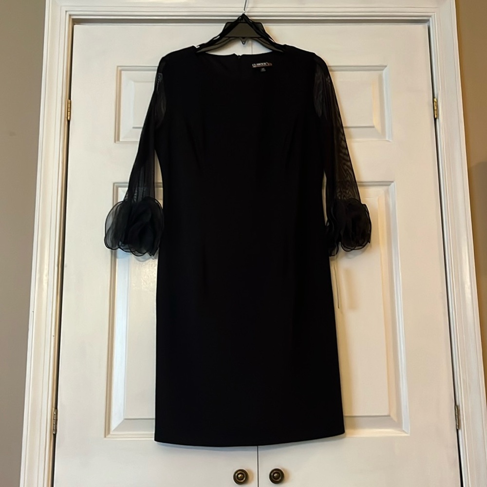 NWT Glamour Nights Black Dress Size 12 Petite